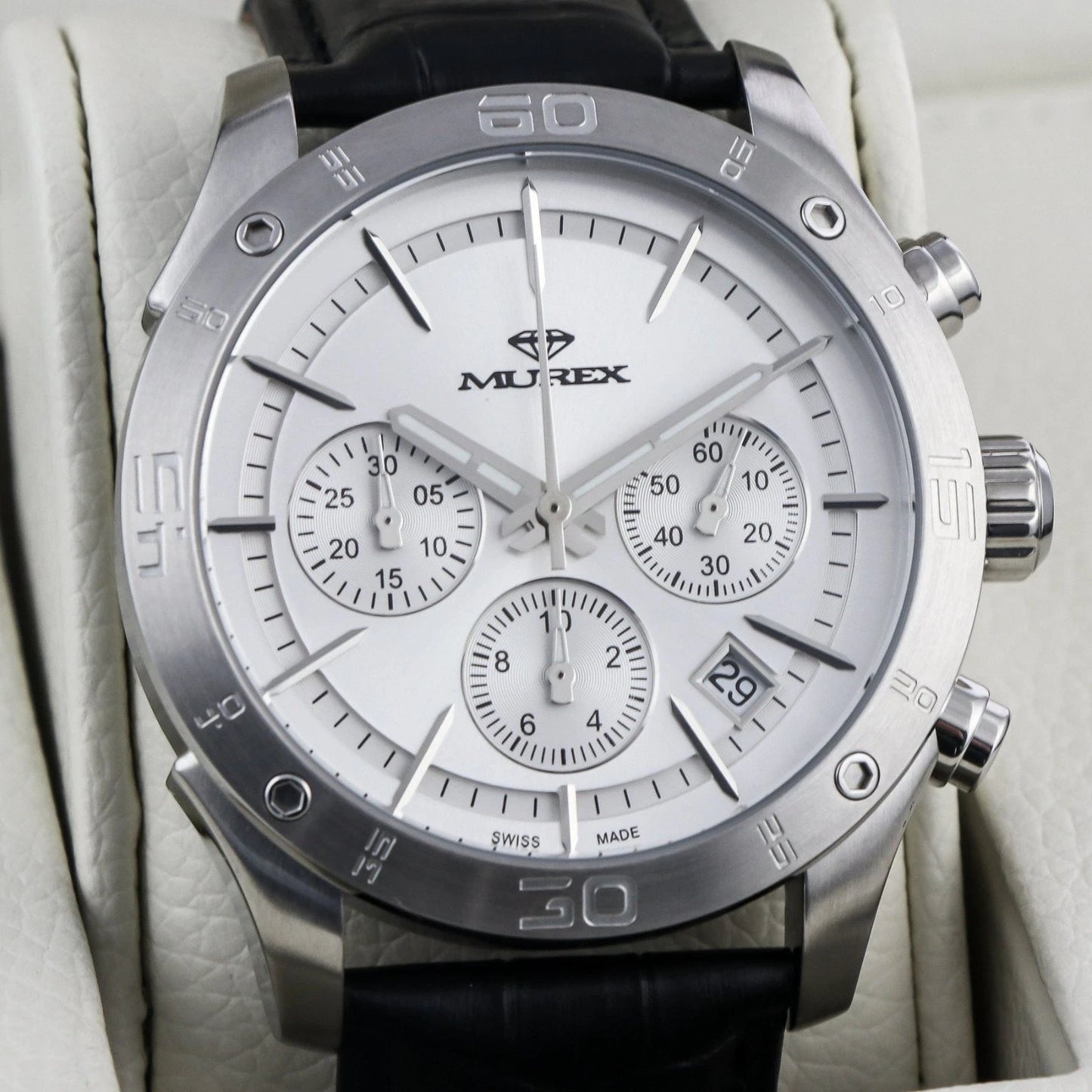 Murex • Swiss Chronograph Watch• Stainless Steel • Quartz • 46mm • 5ATM • MUC569