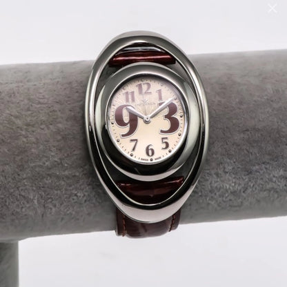 Optima Swiss 36mm Stainless Steel Quartz Womens Watch 3ATM OSL133