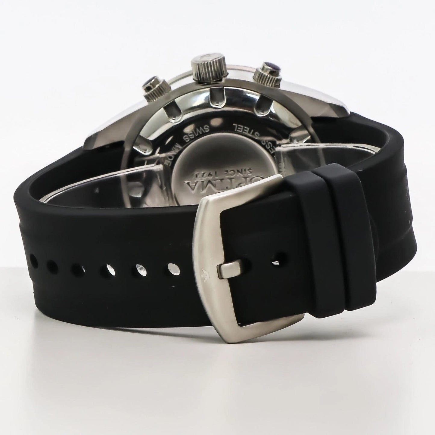 Optima • Swiss Chronograph Watch • Stainless Steel • Quartz 47mm • 5ATM• OSC342