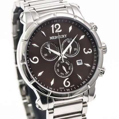 MERCURY Swiss Chronograph Watch Stainless Steel Quartz ME10245 Men