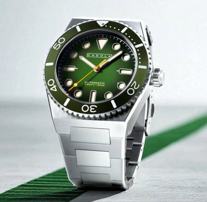 Cadola 44mm Farina Automatic "Moss Drift" Watch 42 Hr PR • PreOrder Ship 4/21/26