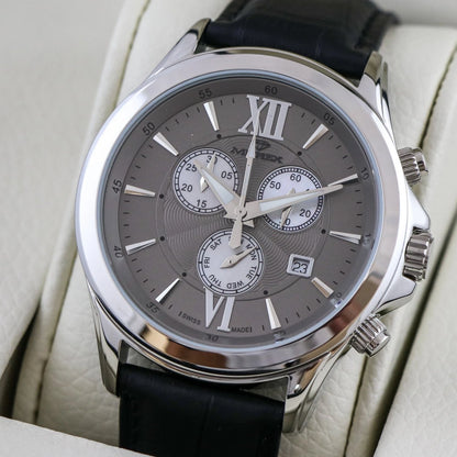Murex Swiss 44mm Chronograph Watch Stainless Steel Quartz 5 ATM MUC503