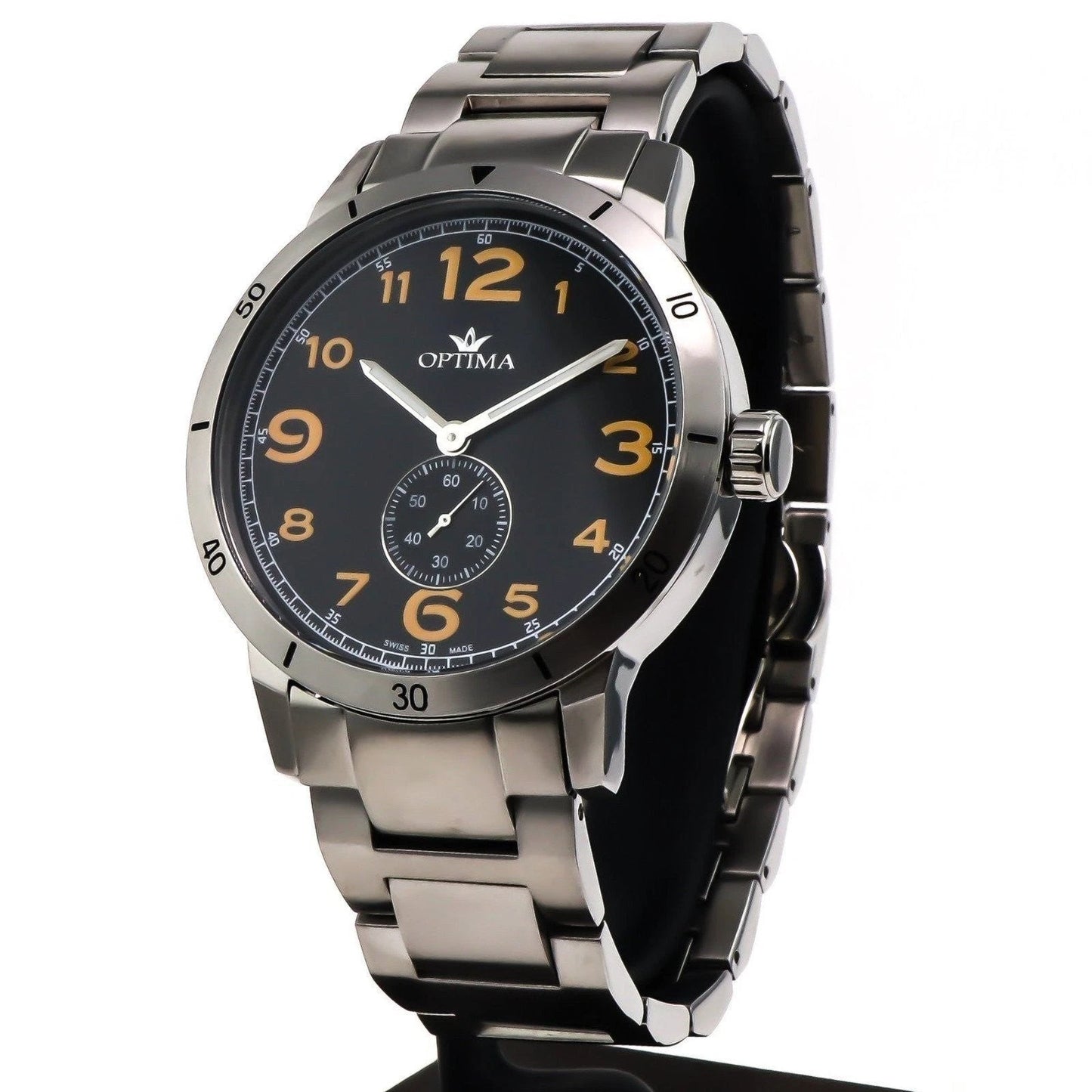 Optima • Swiss Watch • Stainless Steel • 47.5mm • Quartz • 5ATM • OSM433