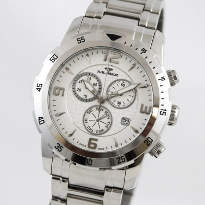 Murex Swiss 45mm Chronograph Watch Stainless Steel Quartz 5 ATM MUC508