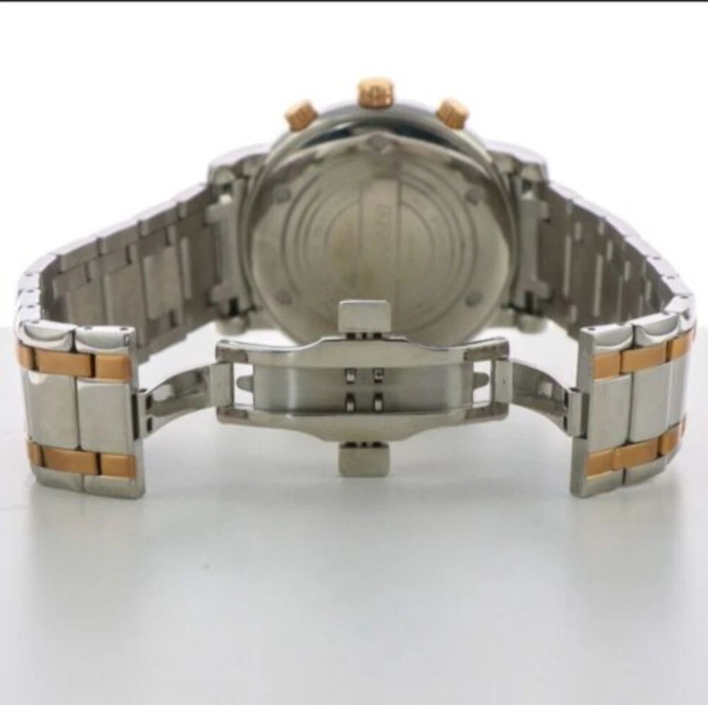 GEOVANI Swiss 45mm Stainless Steel & PVD Gold Chronograph Watch 5ATM GOC555