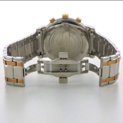 GEOVANI Swiss 45mm Stainless Steel & PVD Gold Chronograph Watch 5ATM GOC555