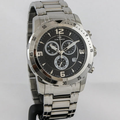 Murex Swiss 45mm Chronograph Watch Stainless Steel Quartz 5 ATM• MUC508