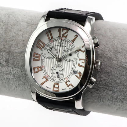 Murex Swiss Moonphase Watch Stainless Steel Quartz 3ATM ISC701