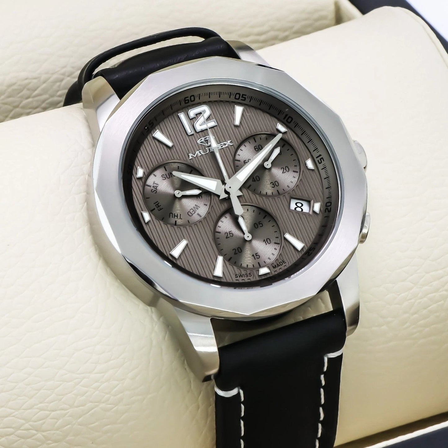 Murex • Swiss Chronograph Watch • Stainless Steel • Quartz • 44.7mm • MUC605