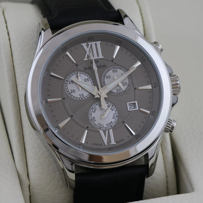 Murex Swiss 44mm Chronograph Watch Stainless Steel Quartz 5 ATM MUC503