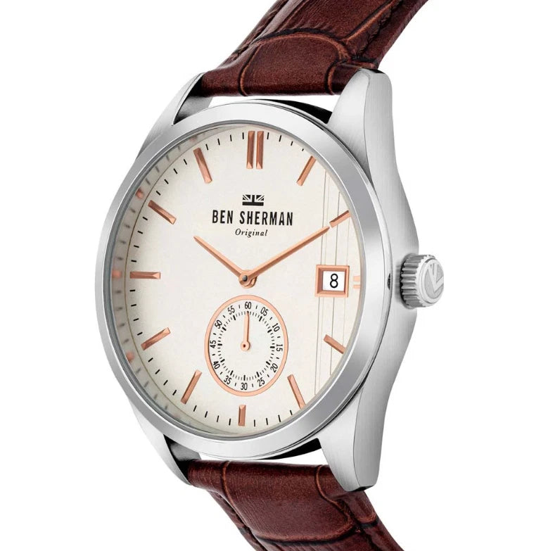 Ben Sherman Men Watch • Spitalfields Heritage • 43mm • Quartz • 3ATM • WB039T