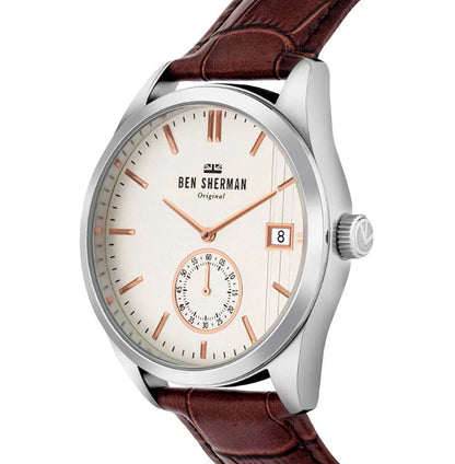 Ben Sherman Men Watch • Spitalfields Heritage • 43mm • Quartz • 3ATM • WB039T