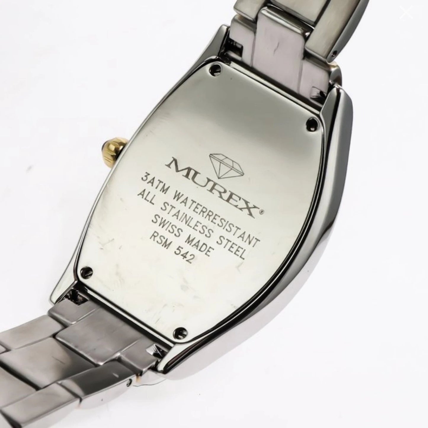 Murex Swiss Watch 45x42.5mm White Dial Stainless Steel Quartz 3ATM RSM542