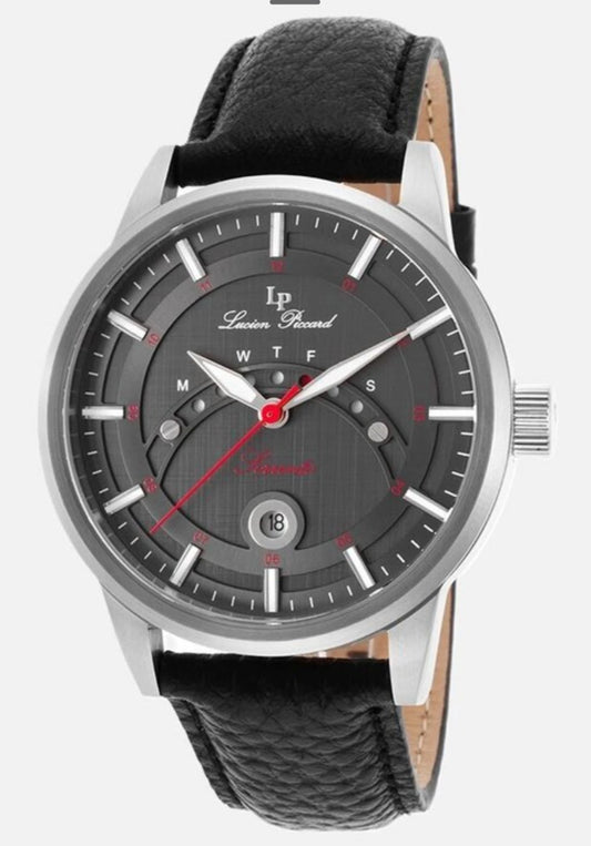 Lucien Piccard 44mm Sorrento Quartz Watch Men's 316L Stainles PreOrder Ship 4/22