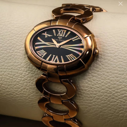 Murex Swiss Watch PVD Rose Gold Stainless Steel 40mm Quartz 3ATM RSL913-RR-8