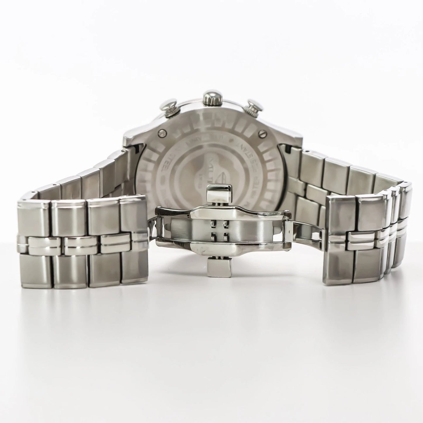 Murex Swiss 45mm Chronograph Watch Stainless Steel Quartz 5 ATM• MUC533
