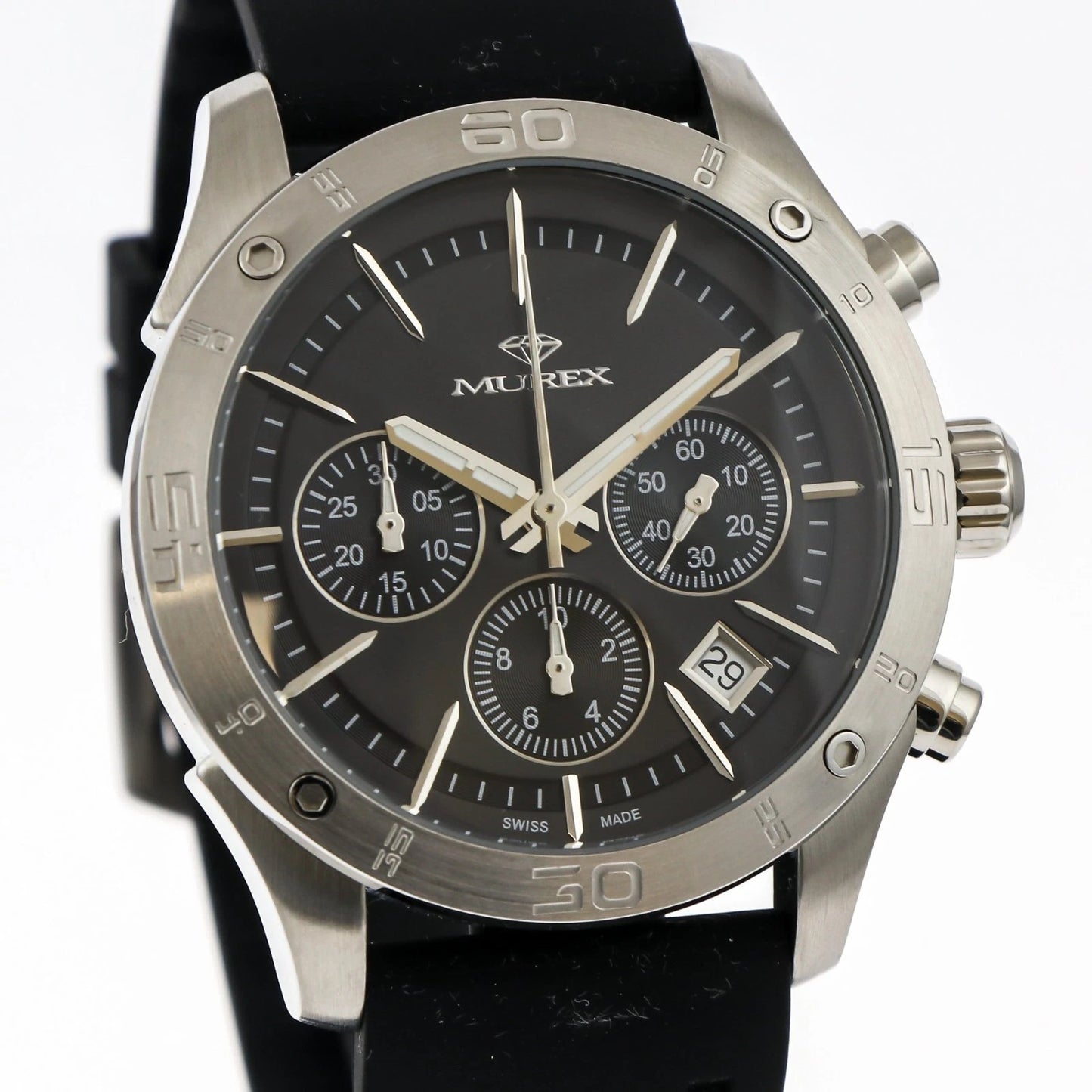 Murex • Swiss Chronograph Watch • Stainless Steel • Quartz • 46mm • MUC569
