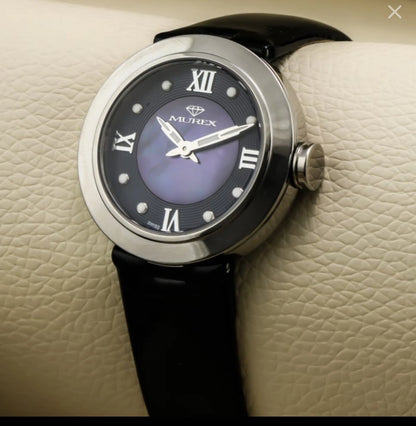 Murex Swiss Watch 35mm Blue Stainless Steel Swiss ETA Quartz 5ATM MUL534