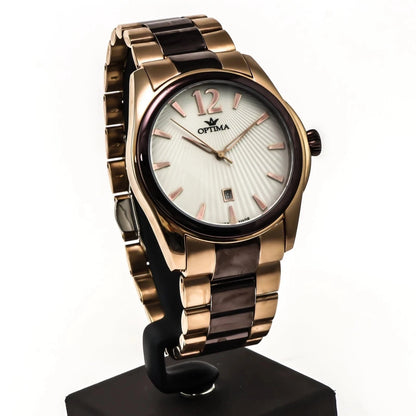 Optima • Swiss Watch • Stainless Steel • 44mm • Quartz • 3ATM • OSM247