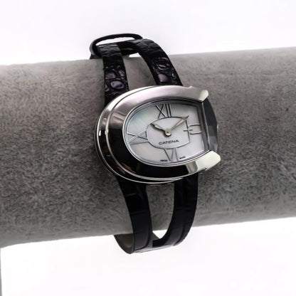 Catena 37mm Swiss Quartz Ronda Womens Watch Saphire 5ATM B001SCR11
