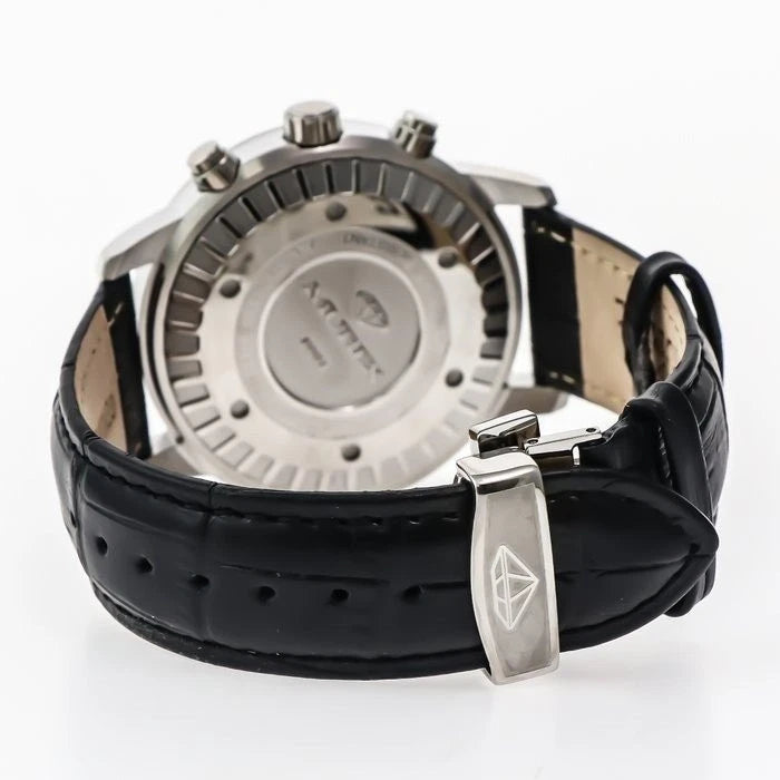 Murex Swiss 45mm Chronograph Watch Stainless Steel Quartz 5 ATM• MUC526