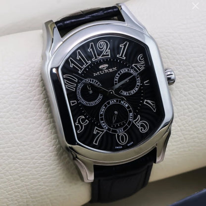 Murex Swiss Watch 39mm Quartz Stainless Steel Calendar Subdials FSM790