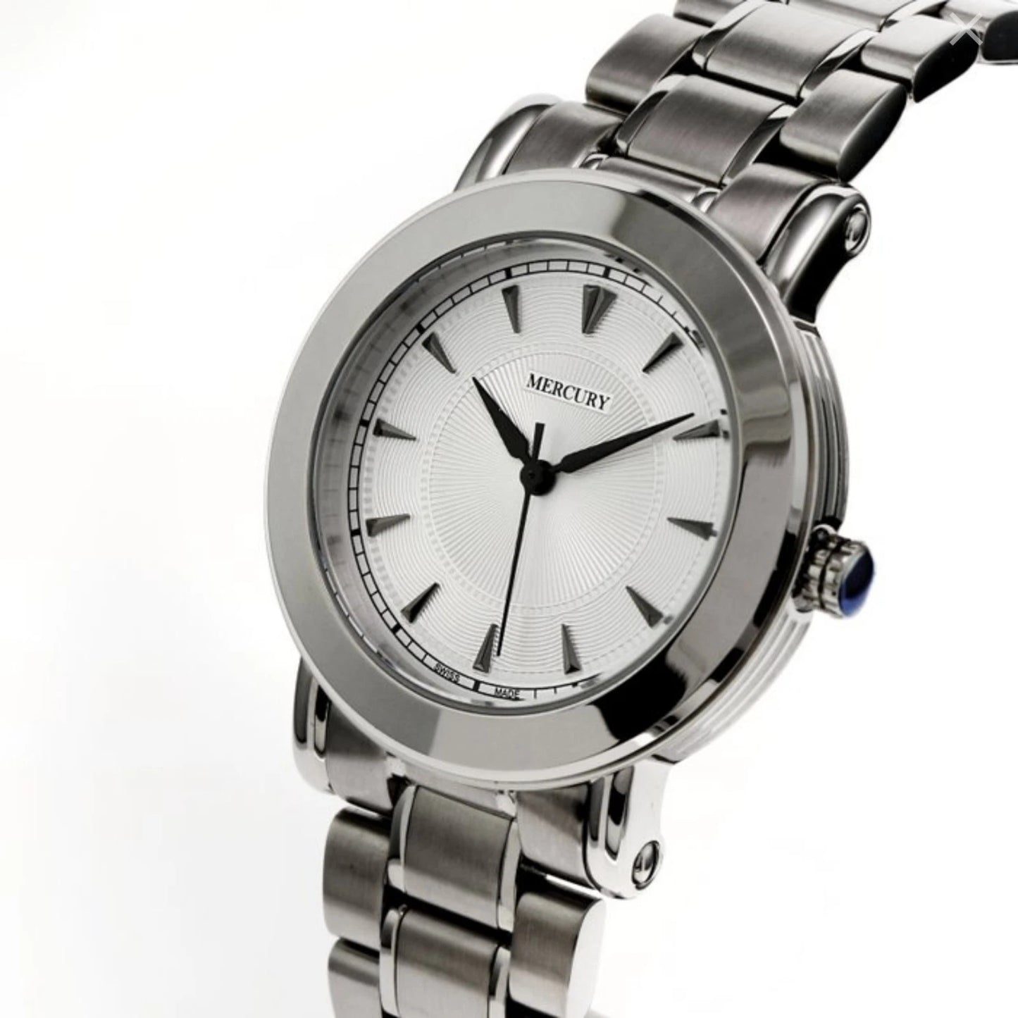 Mercury Swiss Watch Womens 35mm Stainless Steel Quartz 5ATM ME295