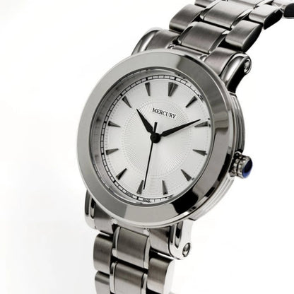 Mercury Swiss Watch Womens 35mm Stainless Steel Quartz 5ATM ME295