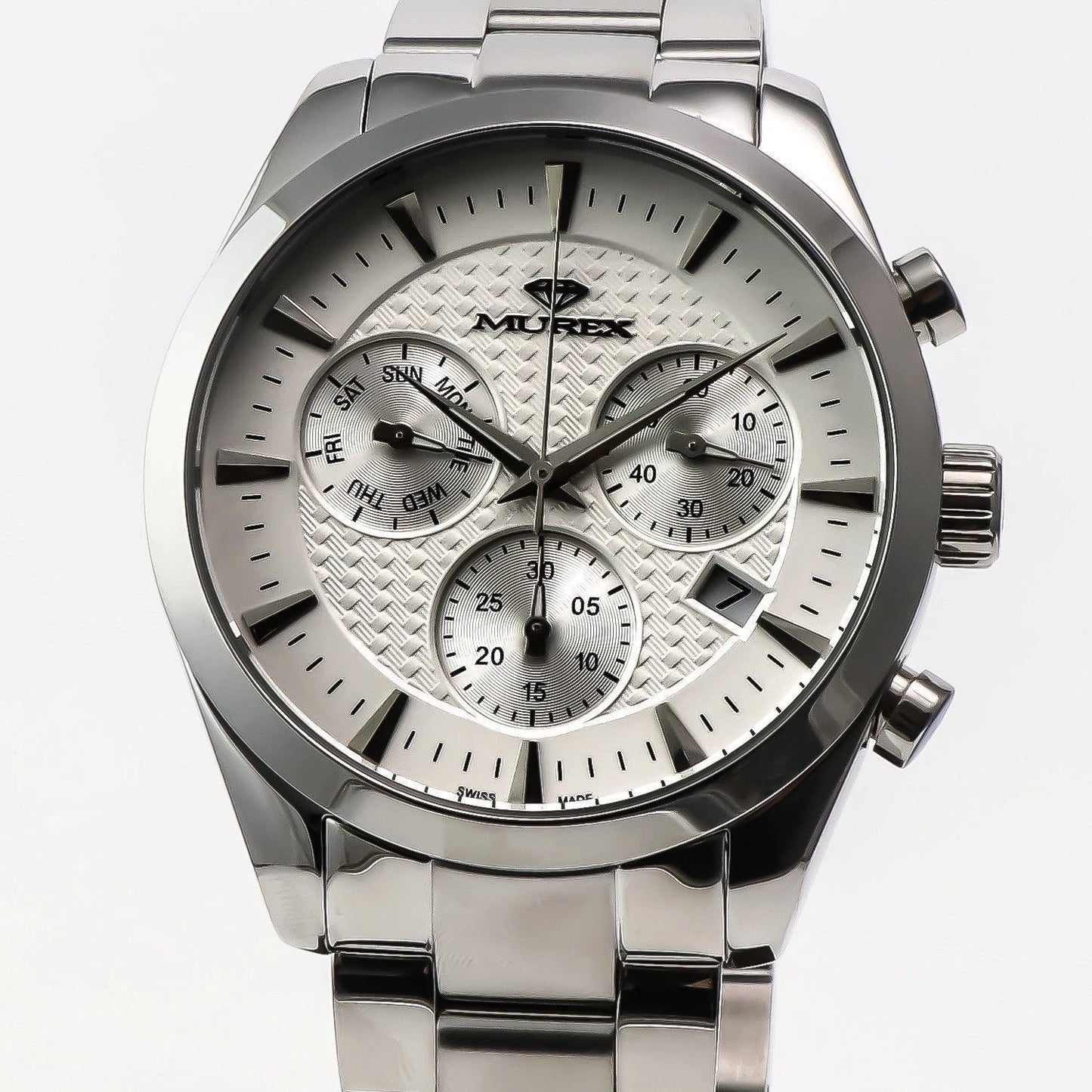 Murex • Swiss Chronograph Watch • Stainless Steel • Quartz • 44mm • MUC612
