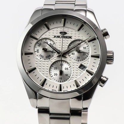 Murex • Swiss Chronograph Watch • Stainless Steel • Quartz • 44mm • MUC612