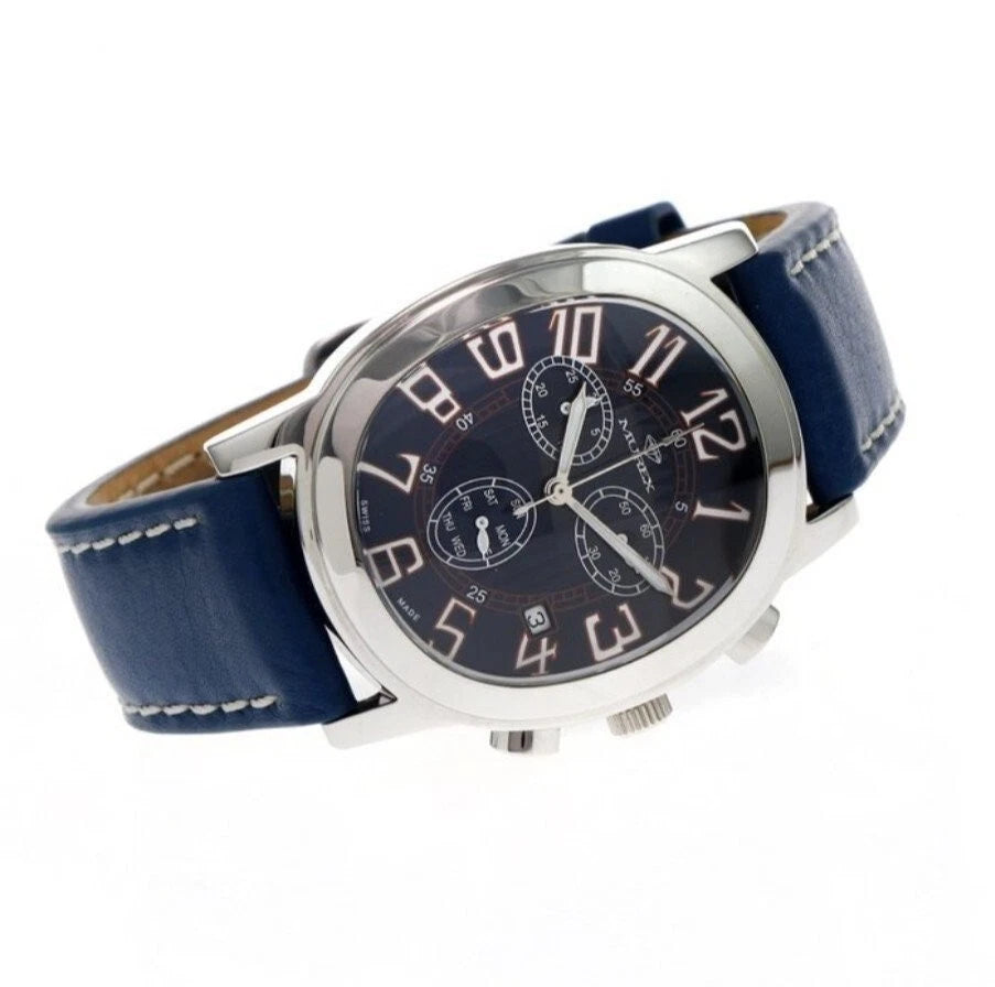 Murex Swiss Chronograph Watch ISC701-SL-9 Day Date Oval