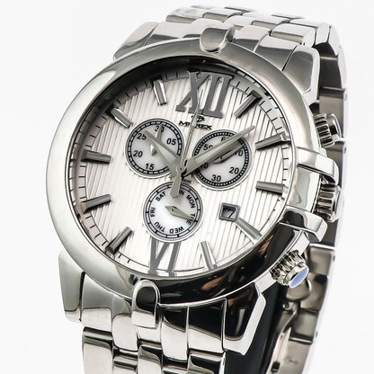Murex Swiss 45mm Chronograph Watch Stainless Steel Quartz 5 ATM MUC512