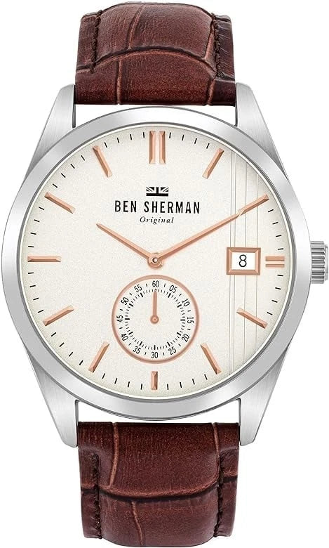 Ben Sherman Men Watch • Spitalfields Heritage • 43mm • Quartz • 3ATM • WB039T