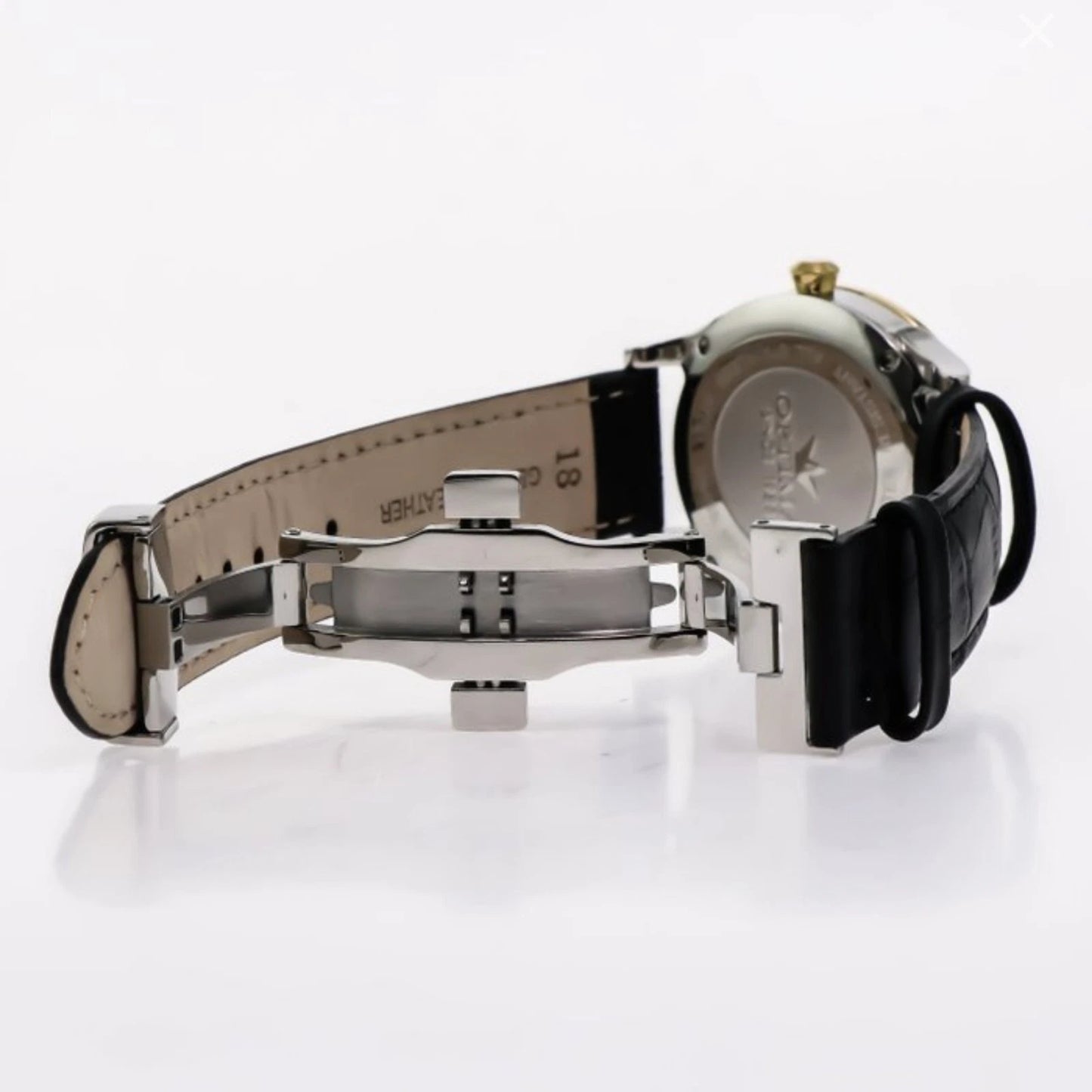Optima Swiss Watch 39mm Stainless Steel PVD Gold Quartz 5ATM OSl352