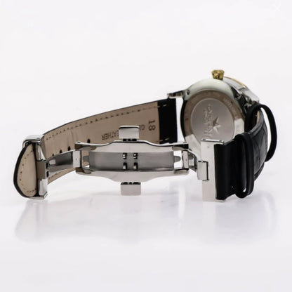Optima Swiss Watch 39mm Stainless Steel PVD Gold Quartz 5ATM OSl352