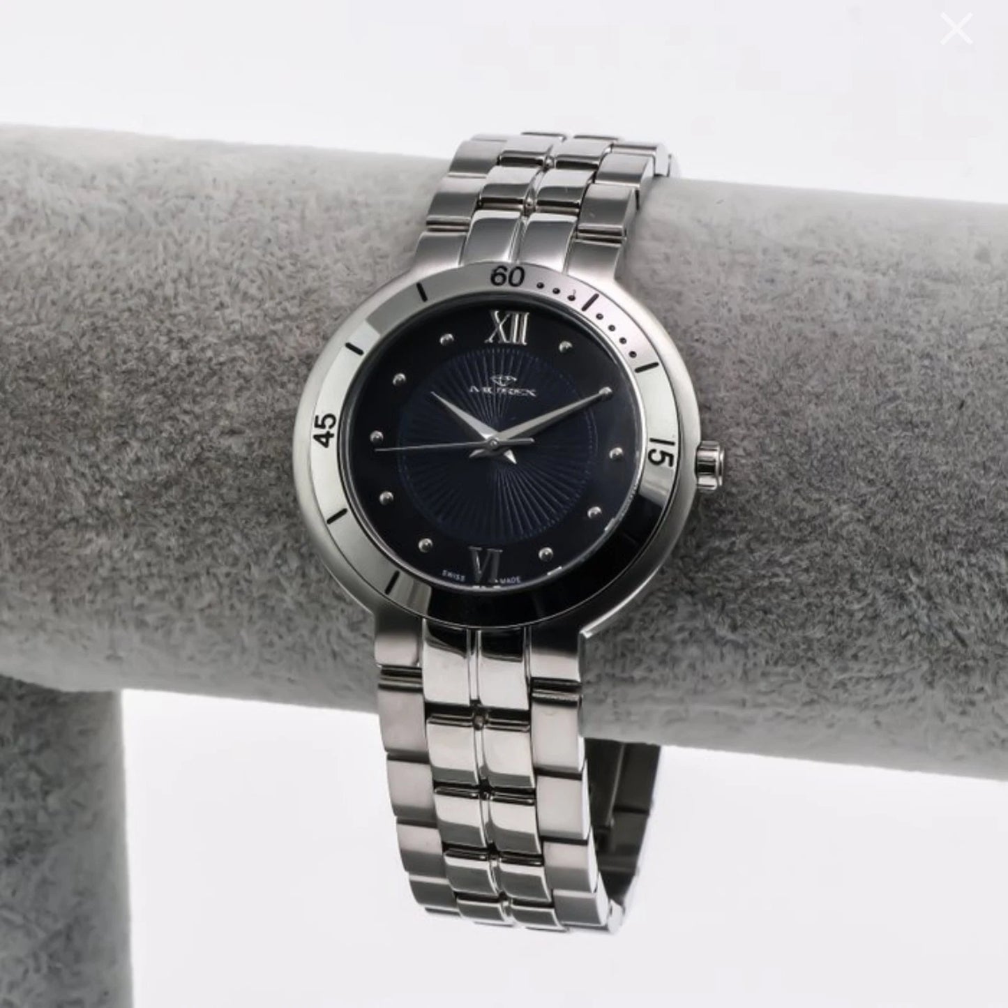 Murex • Swiss Watch • Stainless Steel • Quartz • 37mm • MUL502 • 5ATM Black MOP
