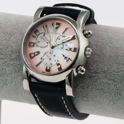 Murex Swiss Chronograph Watch Stainless Steel Quartz 43.5x39mm 3ATM ISC680