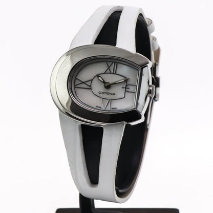 Catena Swiss 37mm Ronda Quartz Watch Stainless Steel 5ATM B001SCR13