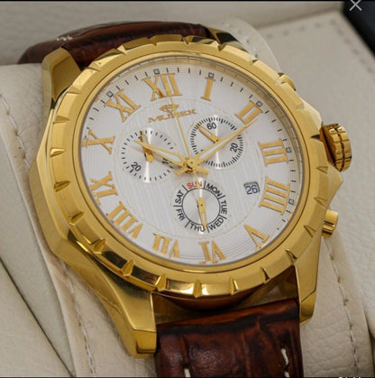 Murex Swiss 46mm Chronograph Quartz Watch Date SubDay 3ATM ISC832