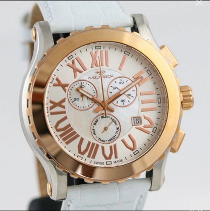 Murex Swiss 45mm Chronograph Quartz Watch Date SubDay 3ATM ISC914