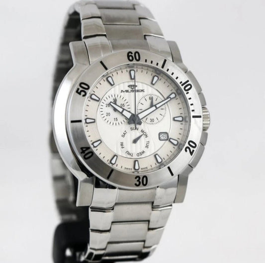 Murex • Swiss Chronograph Watch • Stainless Steel Quartz MUC578 • Date SubDay