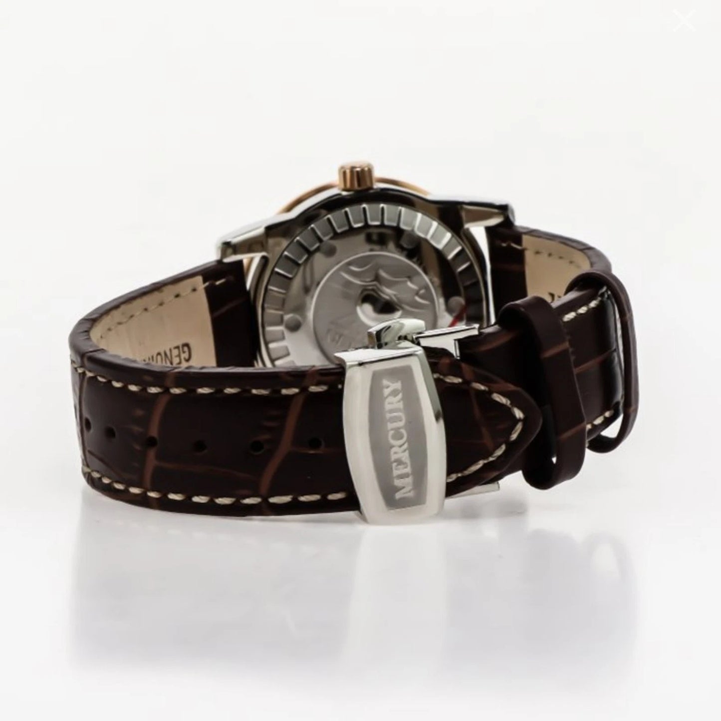 Mercury Swiss Watch 36mm Stainless Steel & PVD Rose Gold Quartz 5ATM ME10230